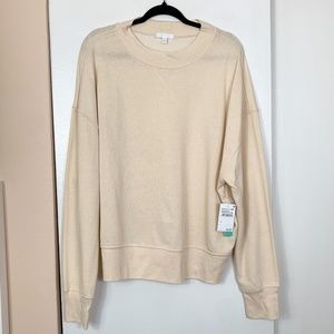 Abound Cream Mock Neck Sweatshirt